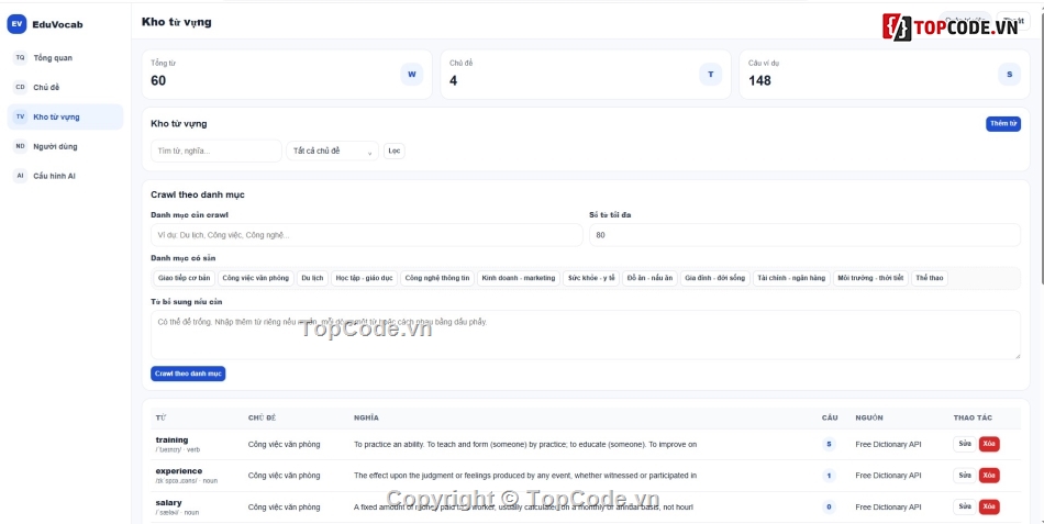 code web,code học,tra cứu từ vựng